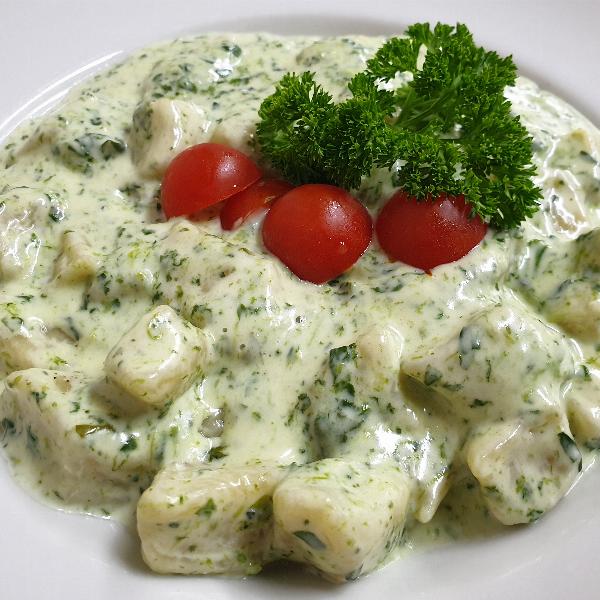 Njoke sa spanaćem i gorgonzolom